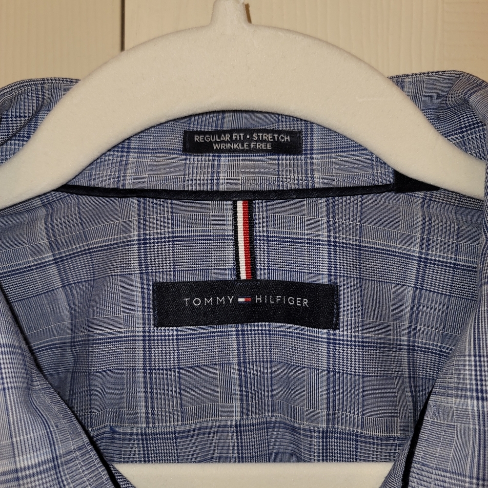 Tommy Hilfiger Blue Plaid Shirt